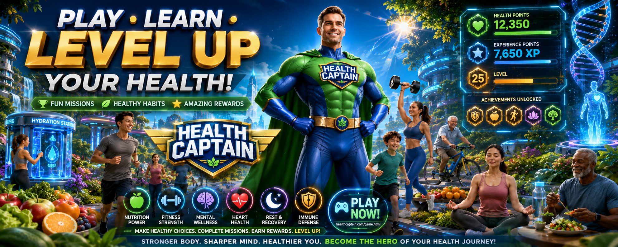 Health Captain game promotion